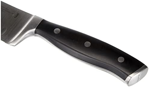 BALLARINI Savuto Nero Santokumesser, Klingenlänge 18 cm, Deutscher Edelstahl, Ergonomischer Kunststo