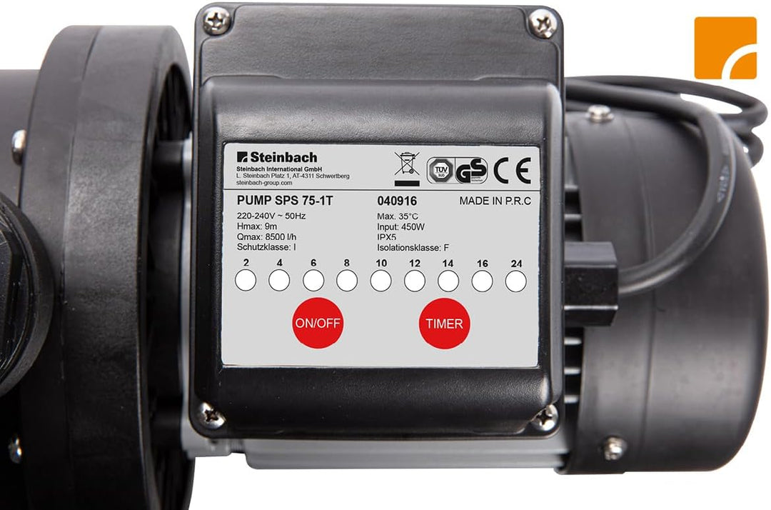 Steinbach Filteranlage Comfort 50 – 040200 – Selbstsaugende Pumpe für Pools mit bis zu 33.000 l – Mi
