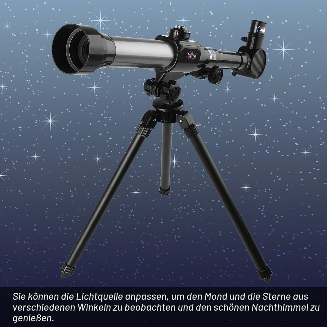 HONPHIER Kinder Teleskop Kinderspielzeug 20X-30X-40X Astronomisches Kinder Fernrohr Teleskop mit Tri