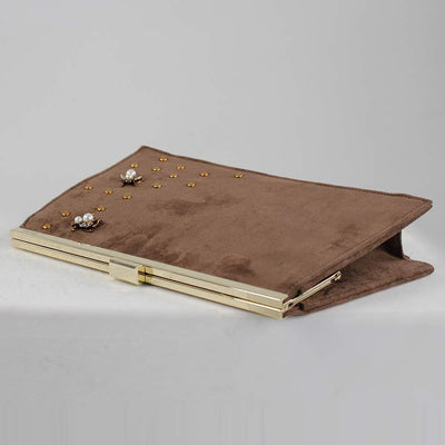 EL CABALLO Damen Bolso De Mano Alanís Tasche mit Tragegriff Braun (Taupe), Braun (Taupe)