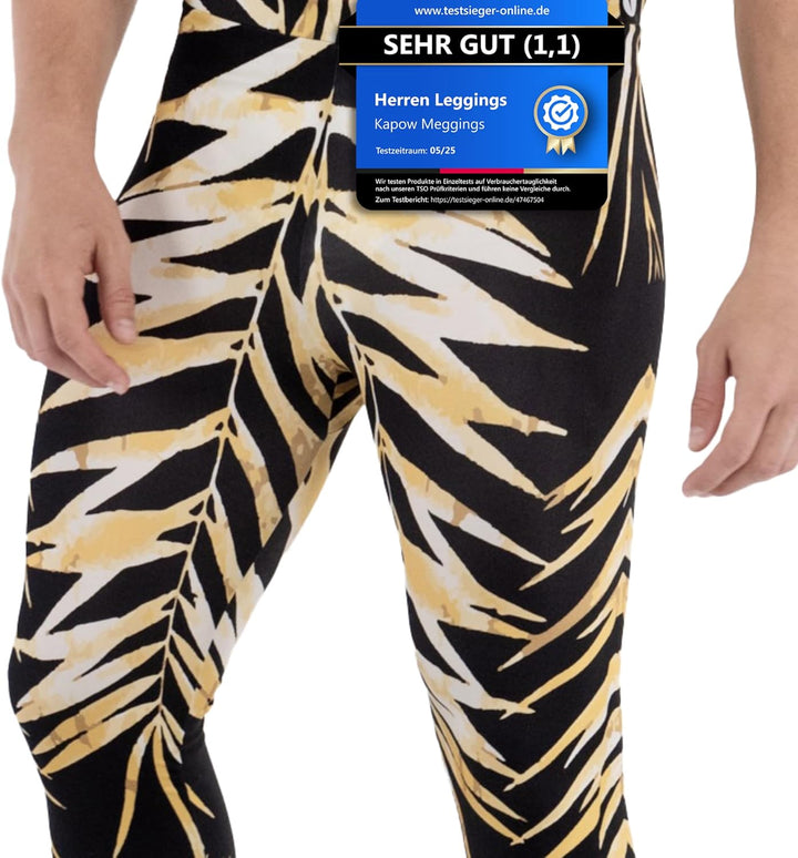 Kapow Meggings - Die originalen Männer-Leggings: Ideal für Fitness, Laufen, Mode, Festivals, Partys