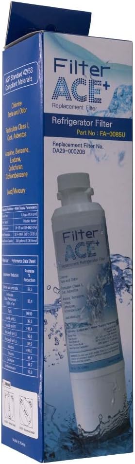 ACE+ FA-0085U | 3er Pack - Wasserfilter kompatibel mit Samsung DA29-00020B, HAF-CIN/EXP, HAF-CIN, DA