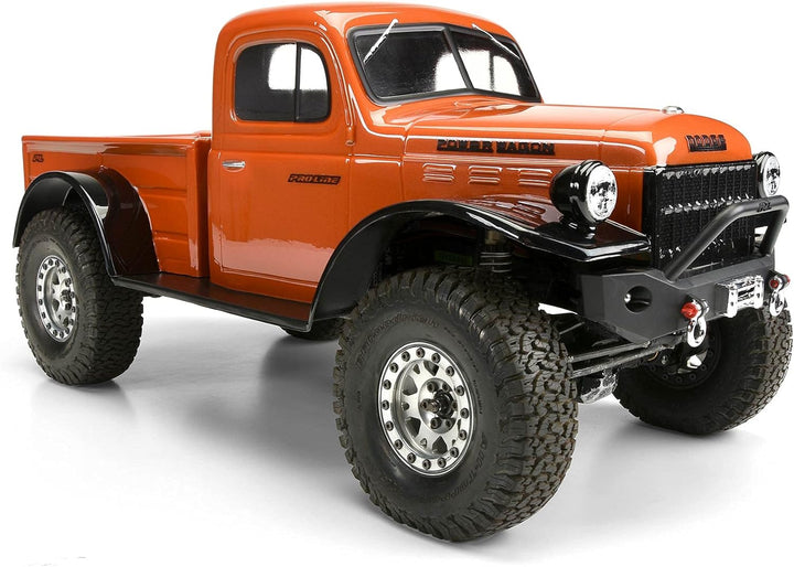 1/10 1946 Dodge Power Wagon Clear Body 12.3" (313mm) WB Crawlers