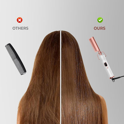 Elektrische Haarbürste, UKLISS Hot Brush Haarglätter für Afro Haare, Glätteisen Glättungsbürste für