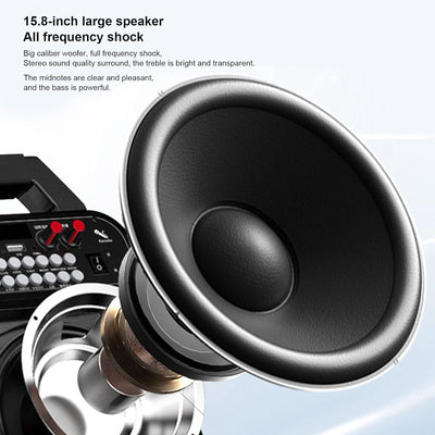HRD 700 Music Player, Vollband Rundfunkempfangsradio mit Eingebauter 1000 mAh Lithiumbatterie, Bluet