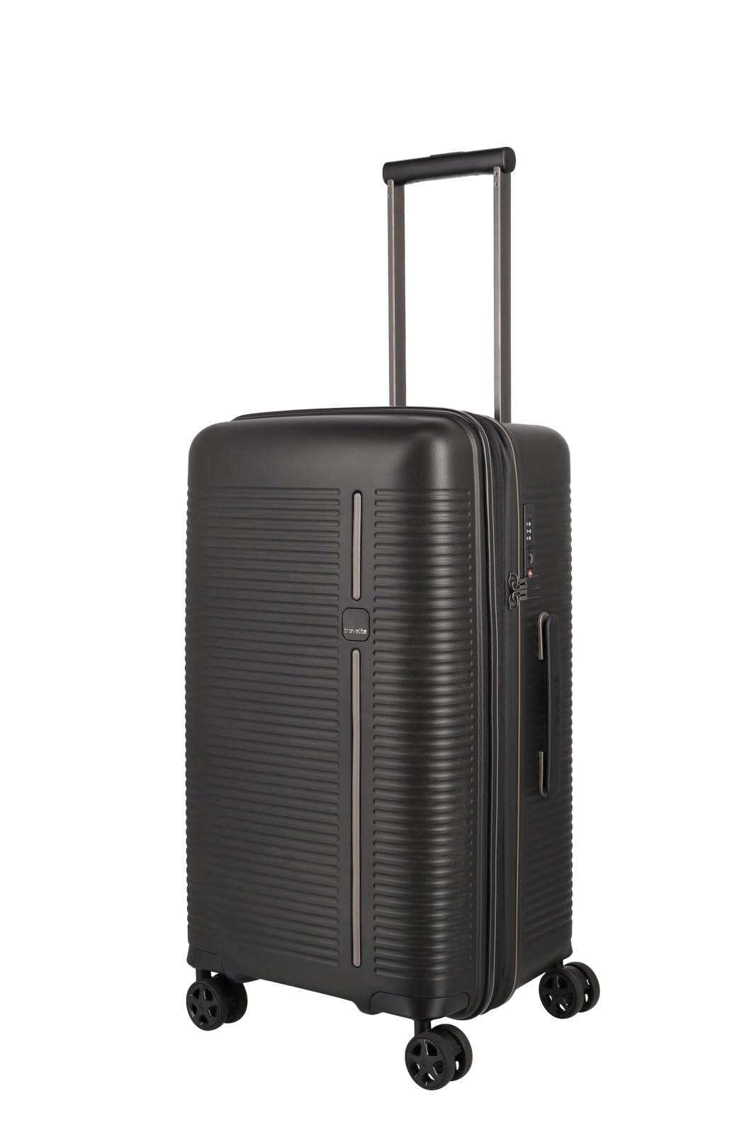 Travelite 4-Rad Hartschalenkoffer mittelgross 74 Liter, Trunk Koffer, Gepäck Serie Roomer: Hartschal
