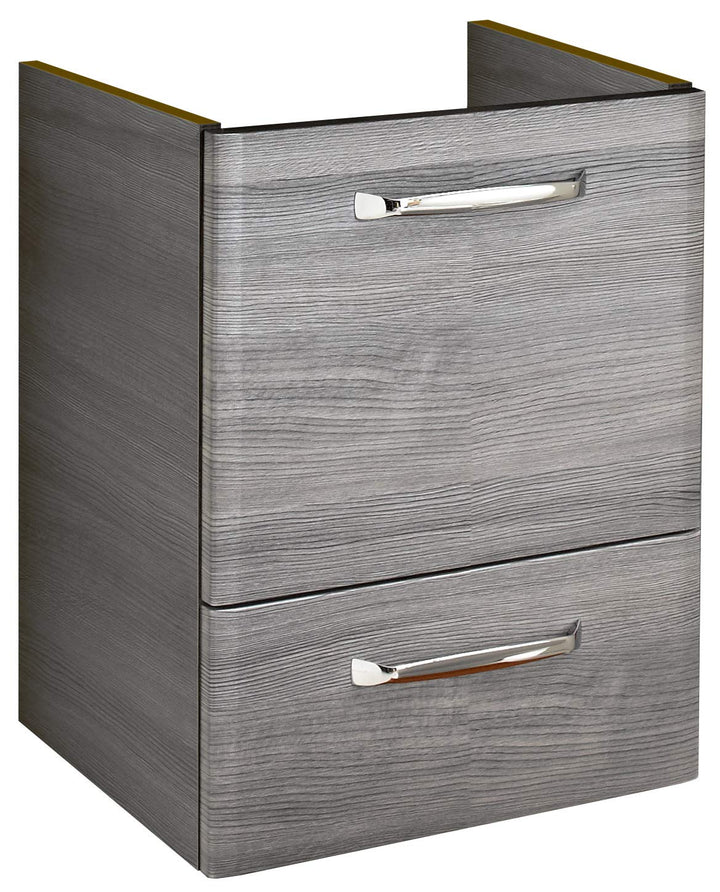 Pelipal Waschtischunterschrank Quickset 328 in Graphit Struktur quer Nachbildung, 40 cm breit | Wasc