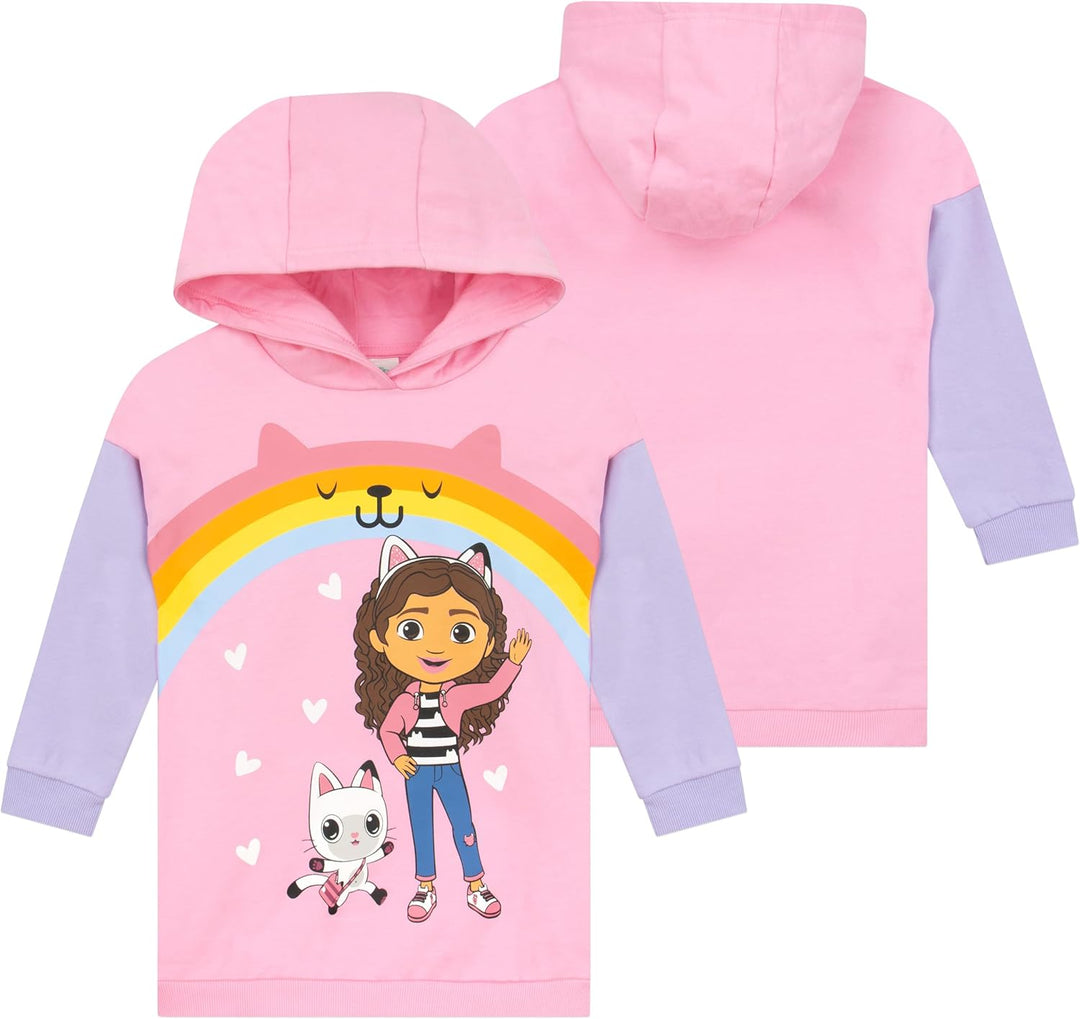 DreamWorks Hoodie Mädchen | Gabbys Dollhouse Kleidung | Kapuzenpullover Für Mädchen | Lange Hoodies