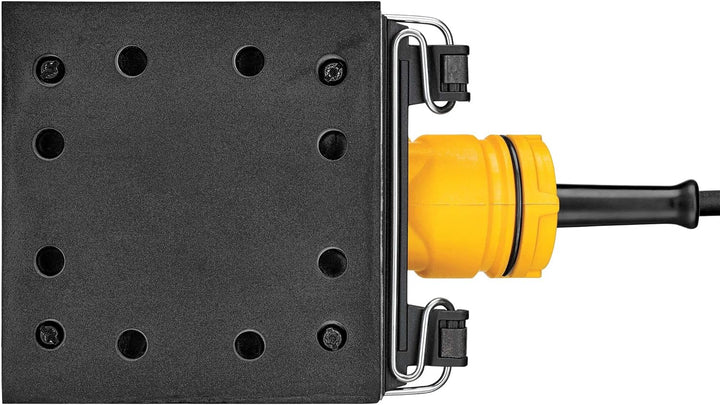 DeWalt Vibratiosnschleifer/ Schwingschleifer (230 Watt, Schwingkreis-ø 1.6 mm, Schleifplatte 108 x 1