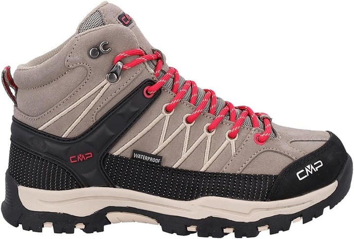 CMP Rigel Low Shoes Wp Trekking-Schuhe 28 EU Deserto Carminio, 28 EU Deserto Carminio
