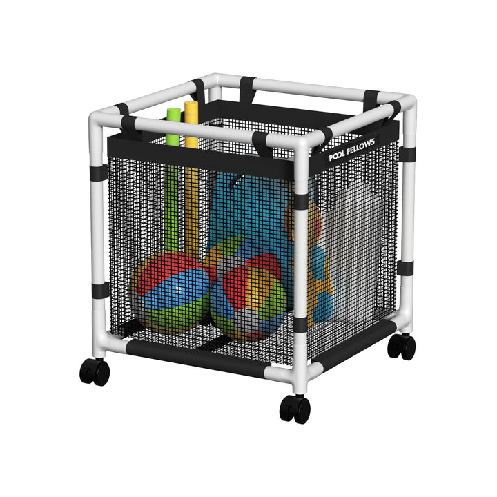 Pool-Aufbewahrungsbehälter, 170 Liter, 62 x 62 x 67 cm,Halter für Nudeln, Spielzeug, Schwimmer, Hand