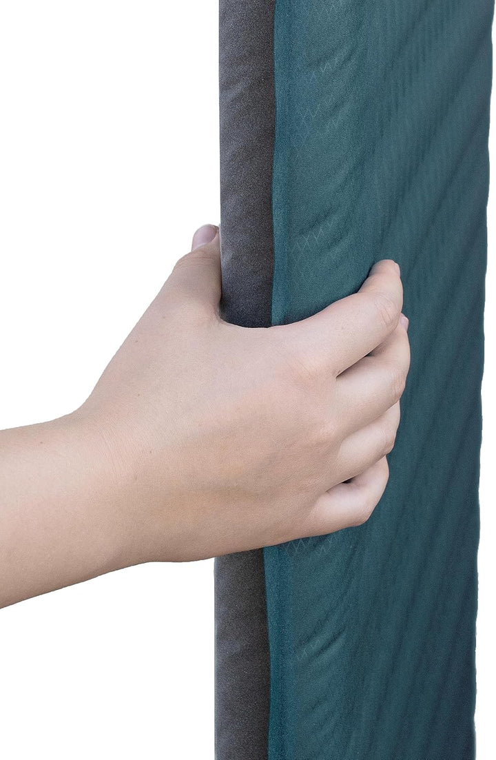 outdoorer Trek Bed 2 in Grün – echte selbstaufblasbare Isomatte, Ultraleicht, kleines Mini-Packmass,