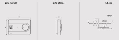 Vemer Spa ve757300 Thermostat, Weiss Bianco, Bianco