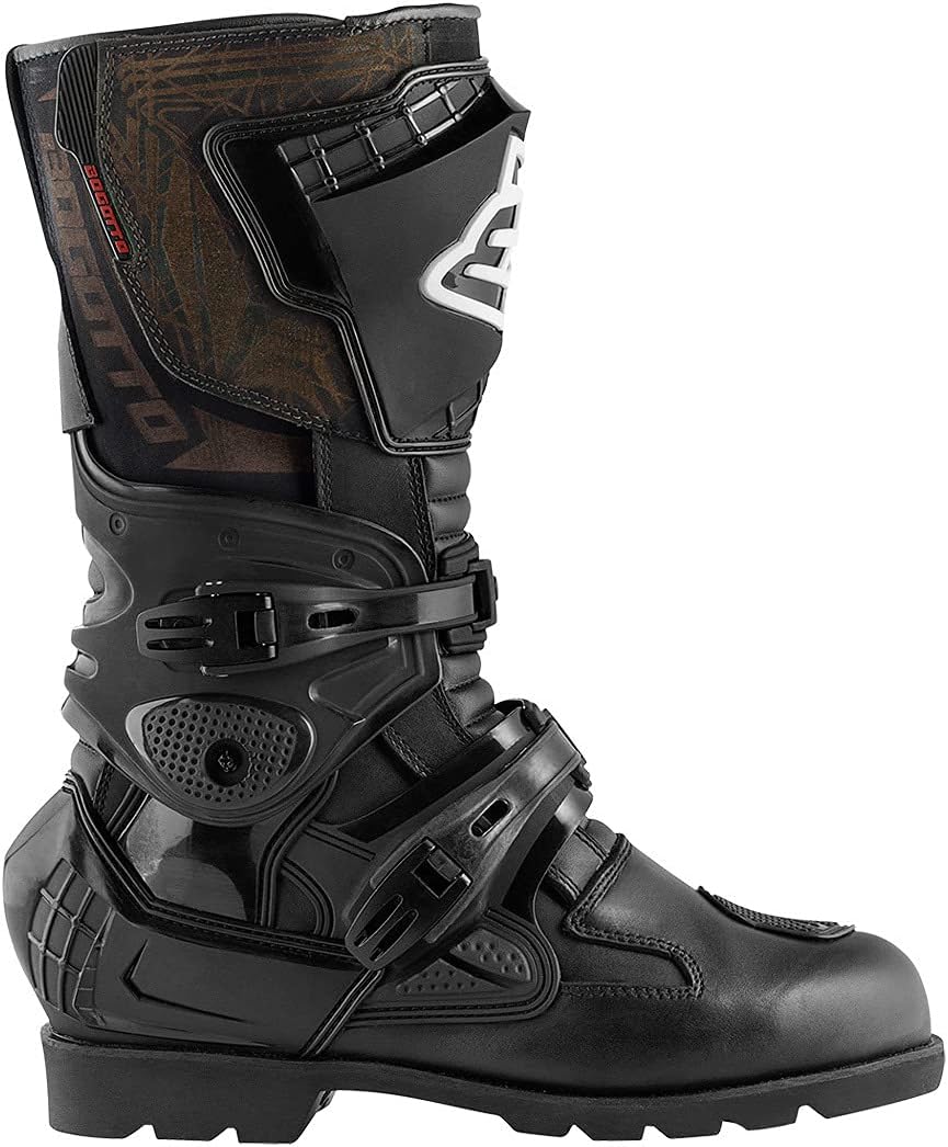 Bogotto Montevideo wasserdichte Enduro/Motocross Stiefel, schwarz, 39 Schwarz 39 EU, Schwarz 39 EU