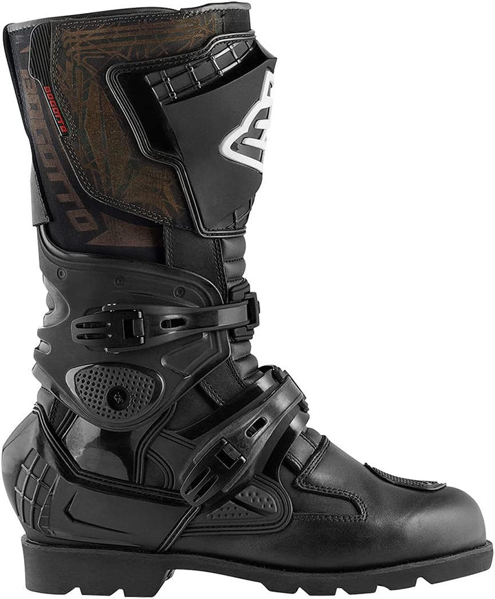 Bogotto Montevideo wasserdichte Enduro/Motocross Stiefel, schwarz, 43 Schwarz 43 EU, Schwarz 43 EU