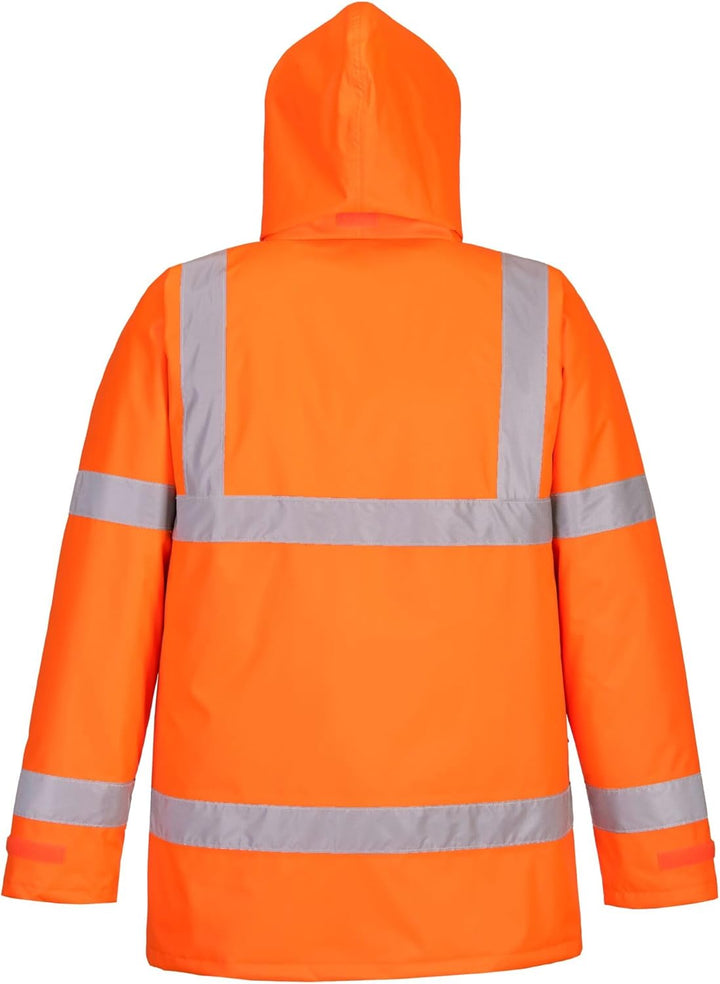 Portwest Giacca Traffic Hi-Vis XL Orange, XL Orange
