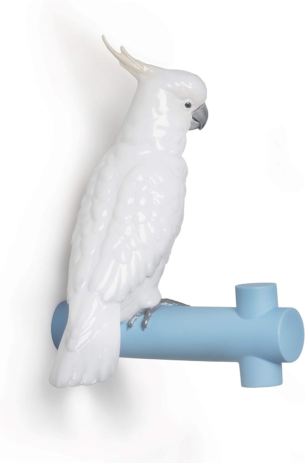 LLADRÓ Wandhaken Parrot Hang Ii. Wandhaken. Porzellan.