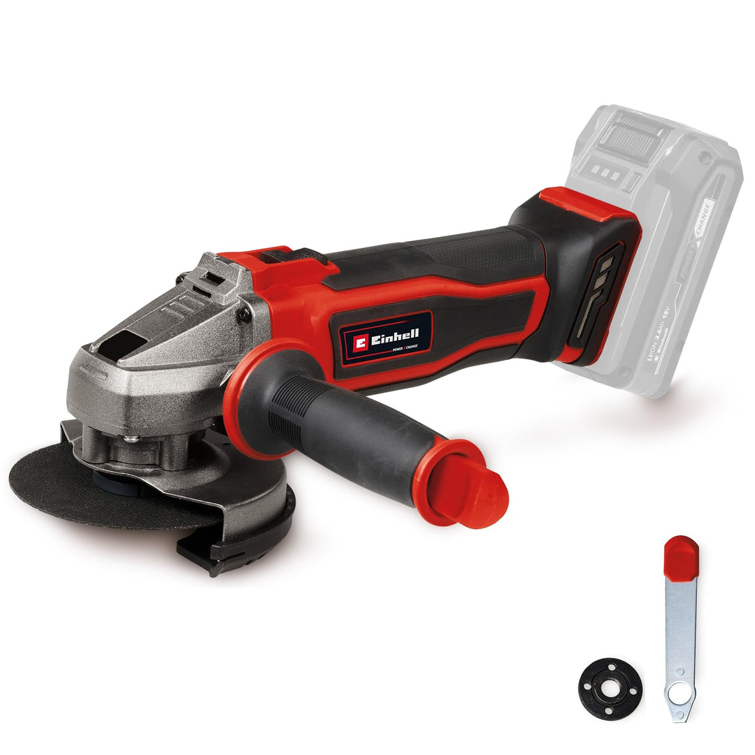 Einhell Akku-Winkelschleifer TE-AG 18/115-2 Li - Solo Power X-Change (18 V, 115 mm Scheibendurchmess