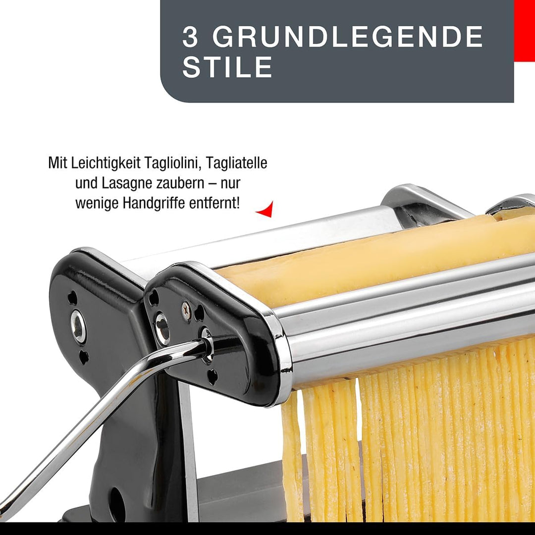 Gefu 28230 Profi-Pastamaschine Pasta Perfetta Nero 21.4 x 14.5 x 17.7 cm