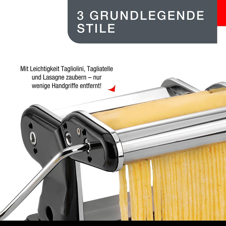 Gefu 28230 Profi-Pastamaschine Pasta Perfetta Nero 21.4 x 14.5 x 17.7 cm