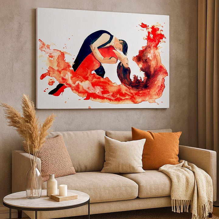 Bilder auf Leinwand 100x70cm Leinwandbild Tanz Clubbing Aktivitäten Mädchen Gross Wanddeko Bild Schl