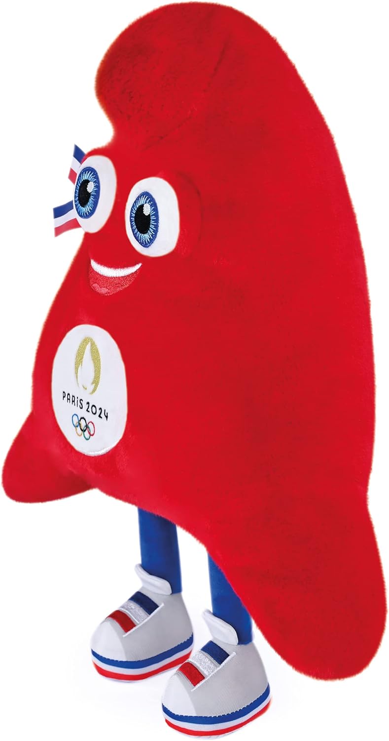 Doudou et Compagnie - Plüschtier Phryge 35 cm – offizielles Maskottchen JO Paris 2024 – Plüschtier d