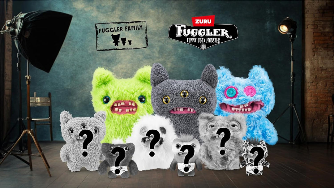 Fuggler Fugg Familie von ZURU Funny Ugly Monster, Plüsch, zum Sammeln, Spielzeug (Reeko), Reeko