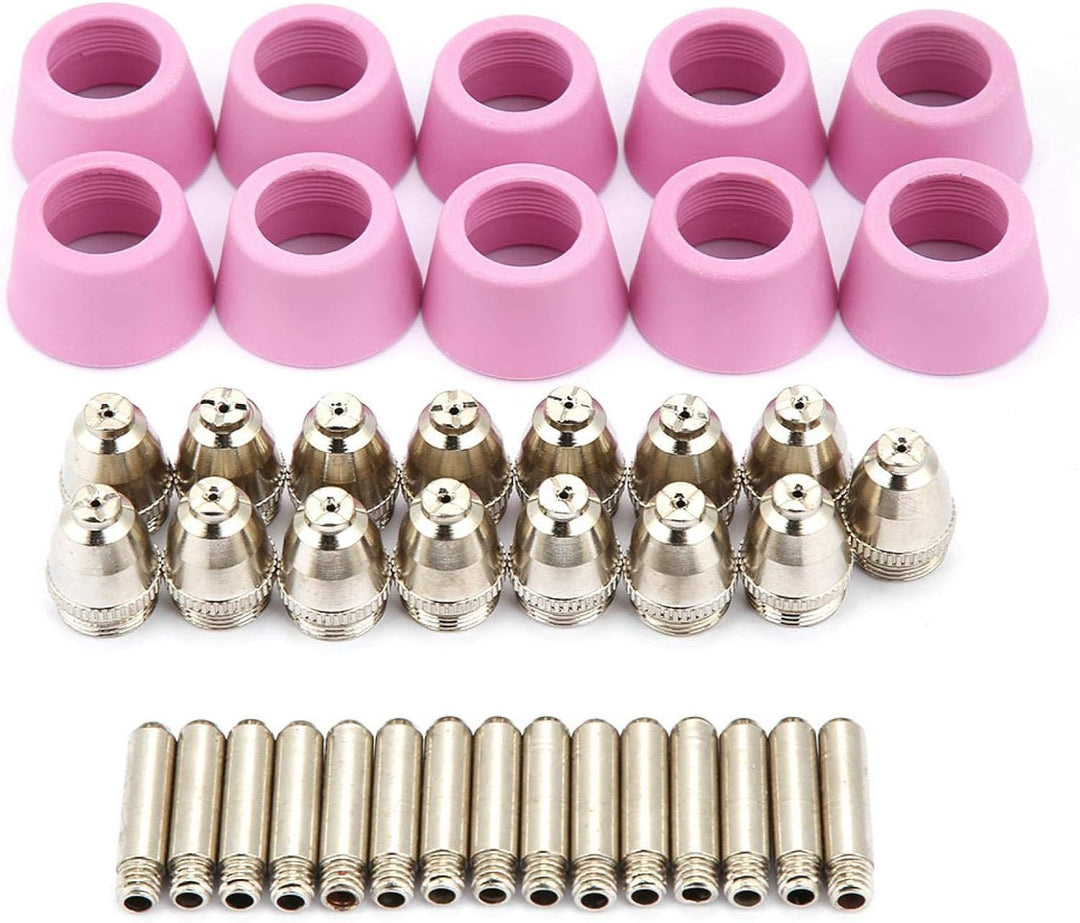 Kuuleyn Plasmaschneider Zubehör P60, 40 Stück/Set AG60 SG55 Plasmaschneider Schneidbrenner Verbrauch