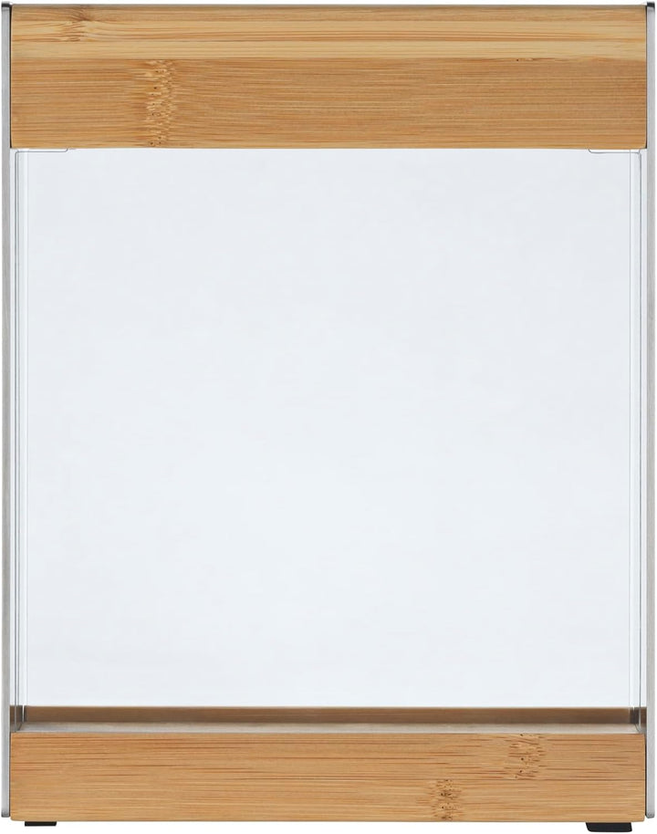 WMF Messerblock Transparent unbestückt leer ohne Messer Flextec, Bambus, hell, kompaktes Design, pla