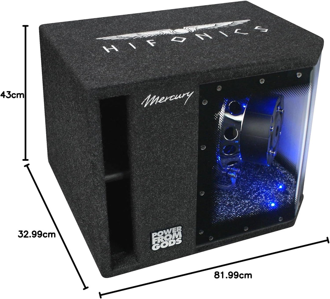 Hifonics MR10BP - 25 cm (10") Single-Bandpass-System mit 800Watt max. | Car-HiFi Subwoofer der Extra
