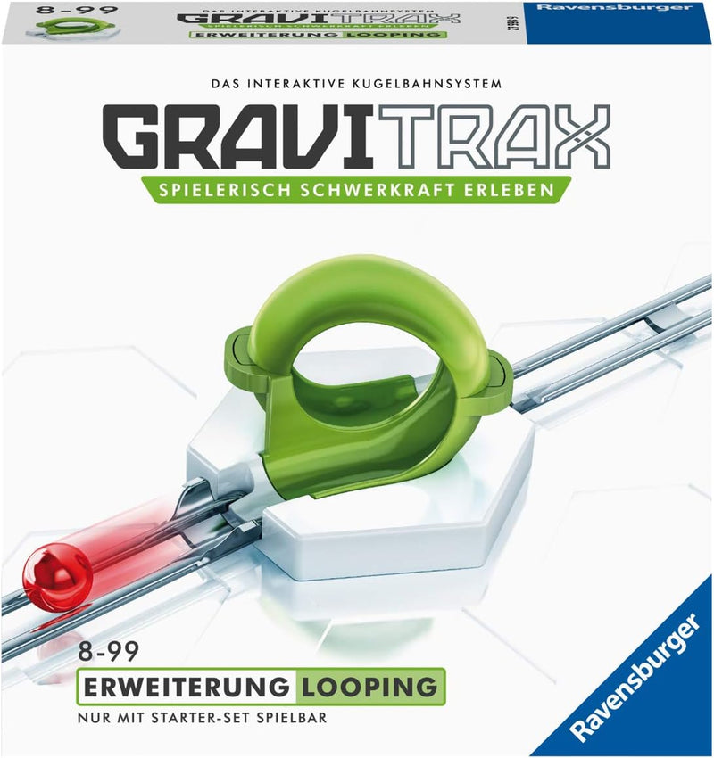 Ravensburger GraviTrax Erweiterung Looping - Ideales Zubehör für spektakuläre Kugelbahnen, Konstrukt