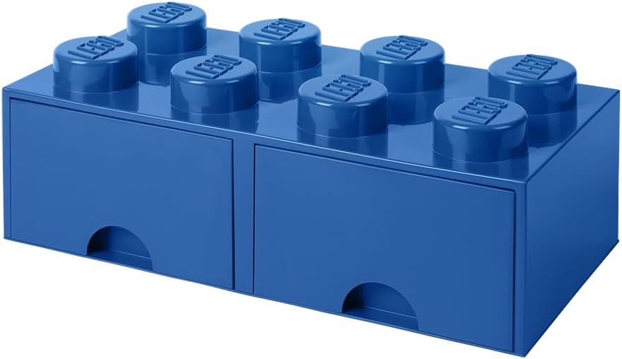 Room Copenhagen Opslag Baksteen 8 met Laden, Blau, 50,2 x 25,2 x cm, Blau