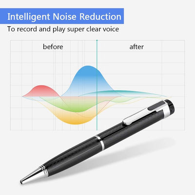 Digital Voice Recorder Pen,Diktiergerät,10 Stunden Aufnahmekapazität,Mit einem Schlüssel aufnehmen u