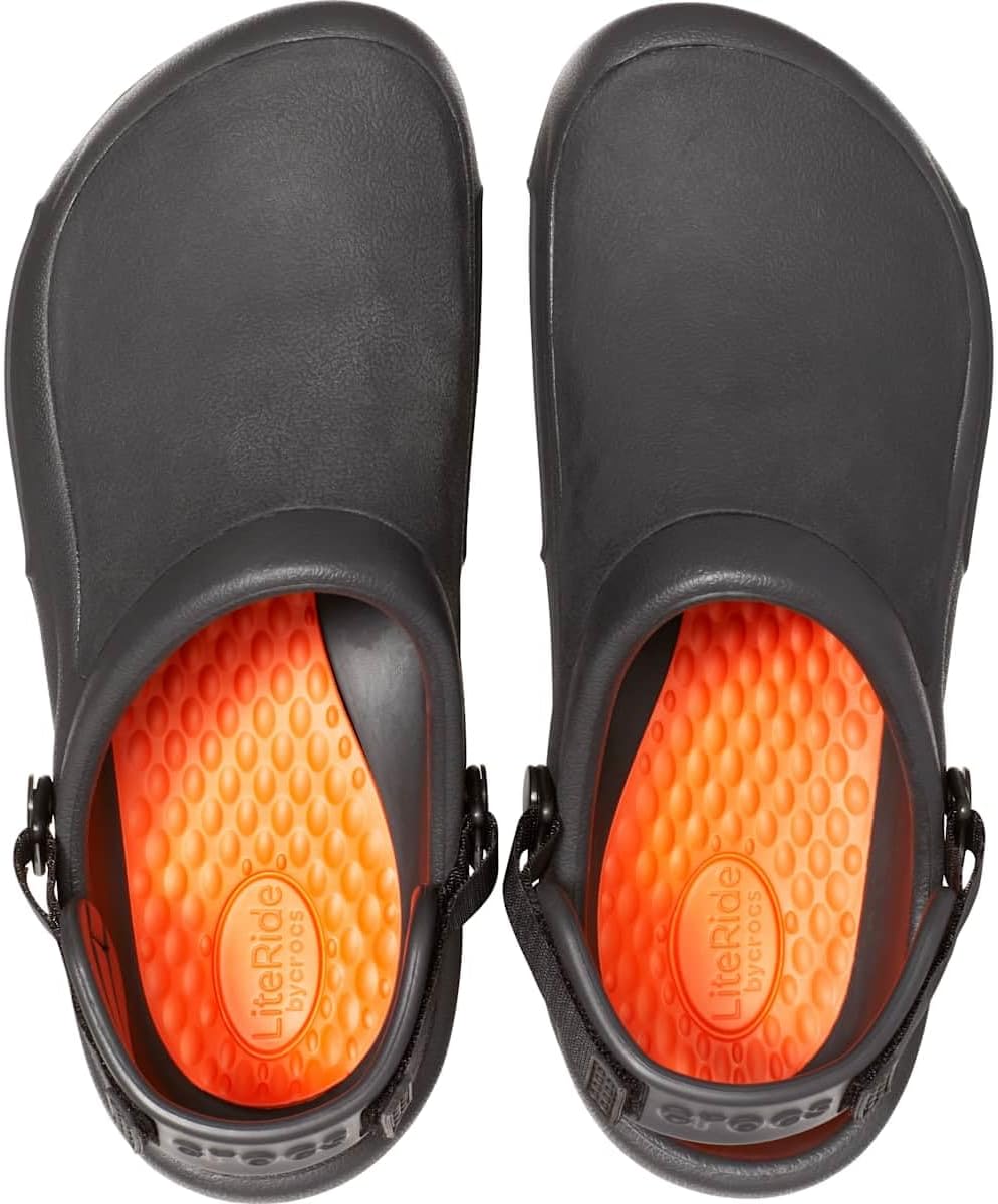 Crocs Unisex Bistro Pro Literide Clog Holzschuh 36/37 EU Schwarz, 36/37 EU Schwarz