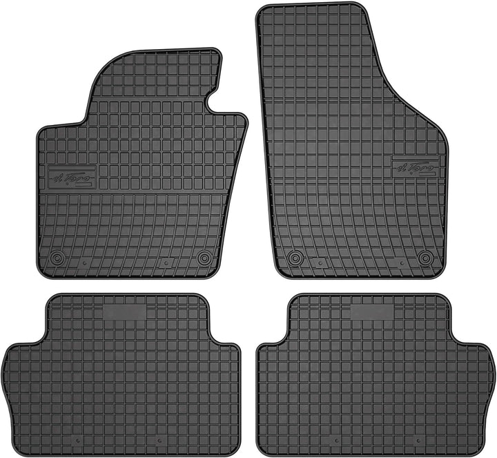 SMK Gummimatten Auto Fussmatte passt für SEAT Alhambra II 2010-2020 Verbessern Sie Ihren Reisekomfor