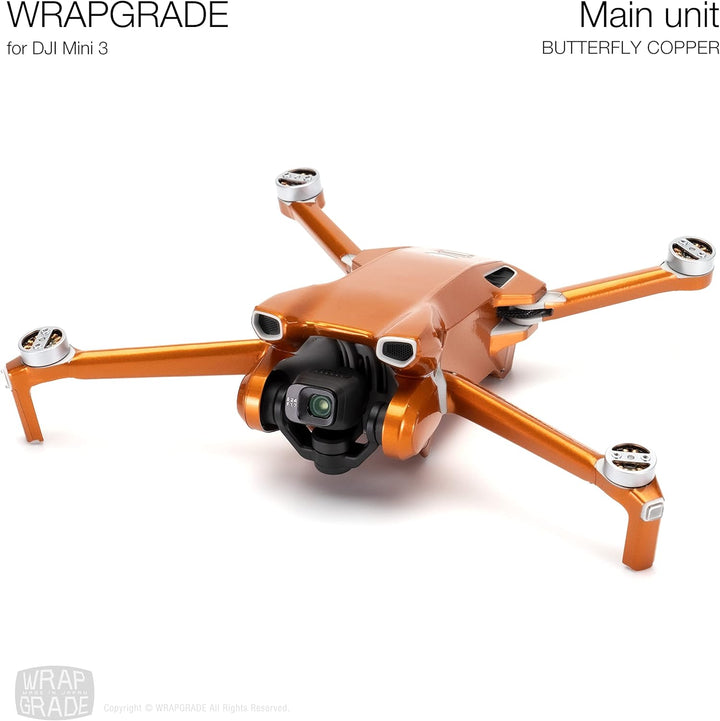 WRAPGRADE Skin Kompatibel mit DJI Mini 3 (Butterfly Copper)