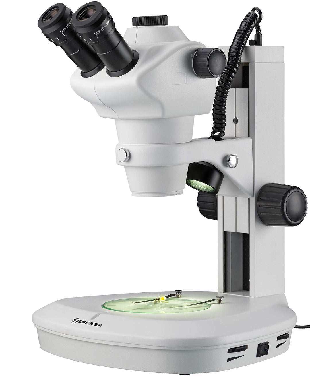 Bresser professionelles Auflicht- Durchlicht Stereo Mikroskop Science ETD-201 8-50x Vergrösserung, m