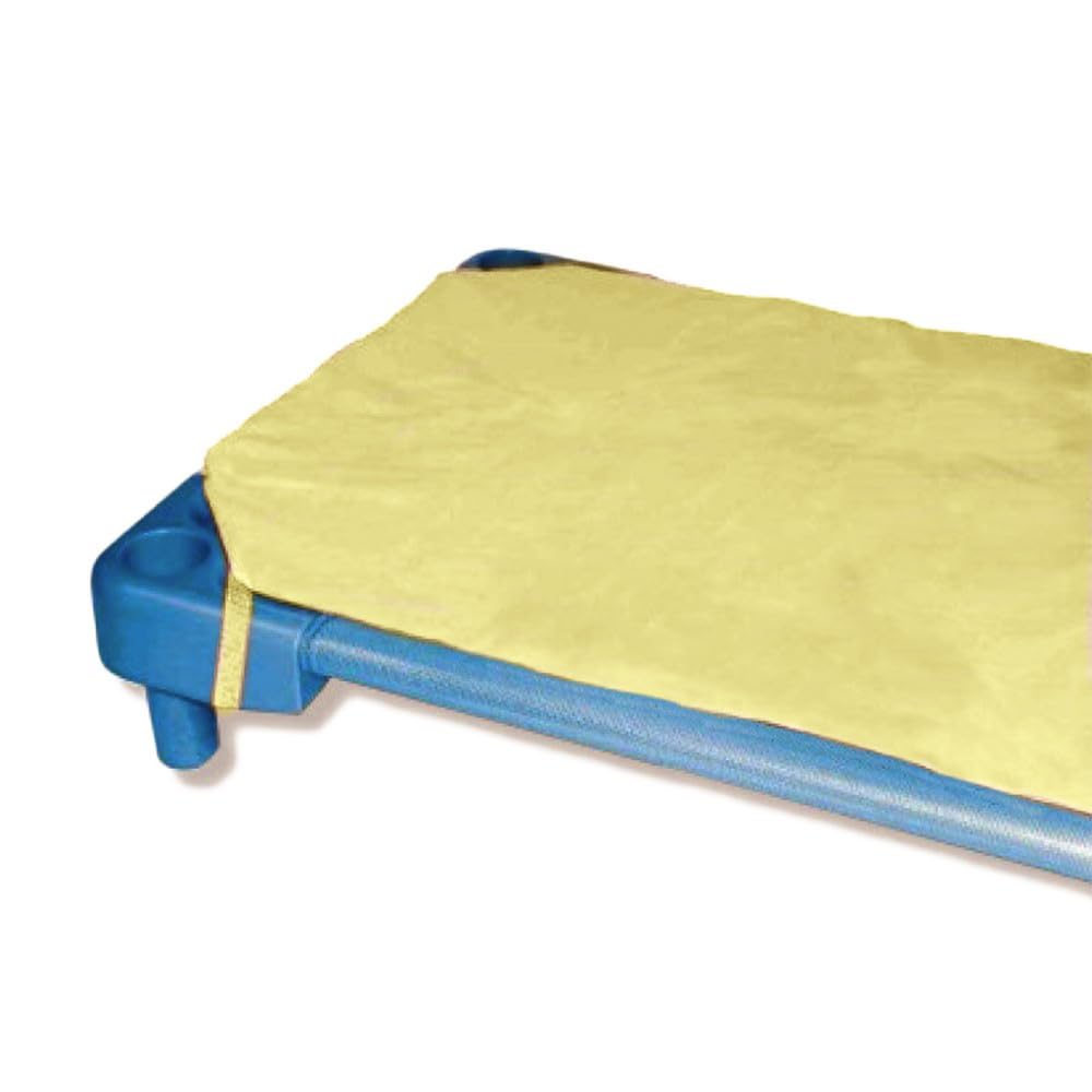 Kinderbettbezug mit Gummizug für Kinderbett, Grösse 60 x 140 cm (Gelb), Gelb