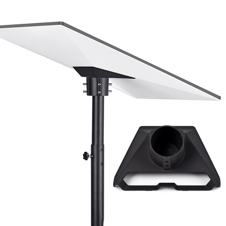 Rohradapter für Starlink Standard/Gen 3, Aluminium, Schwarz, Pole Montageadapter, Korrosionsbeständi