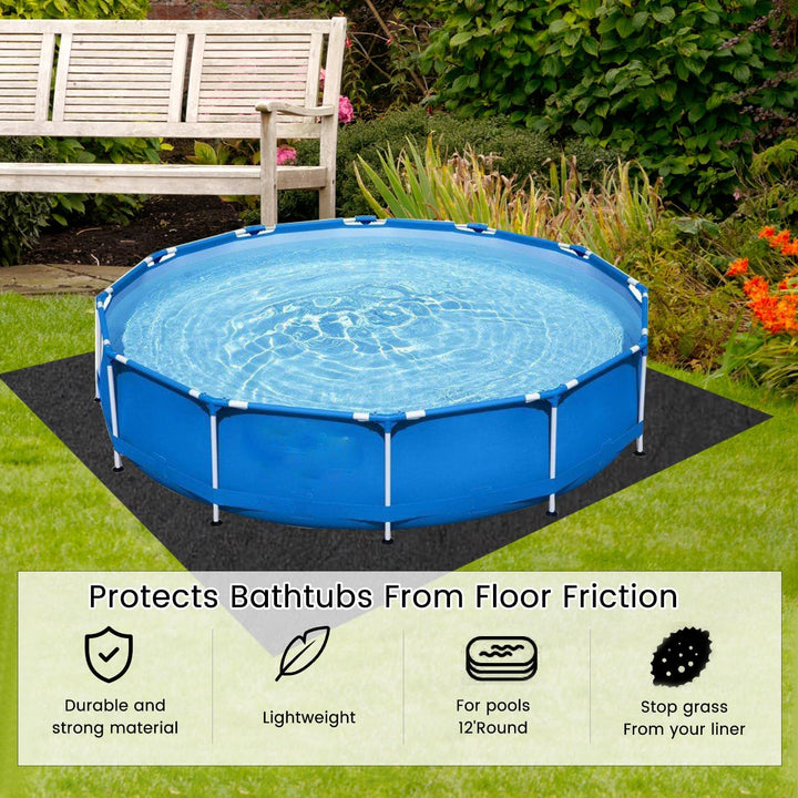 Whirlpool Poolmatten Schutzboden, Pool Bodenmatte,13,12 Fuss Outdoor Poolunterlage Poolmatten Schutz