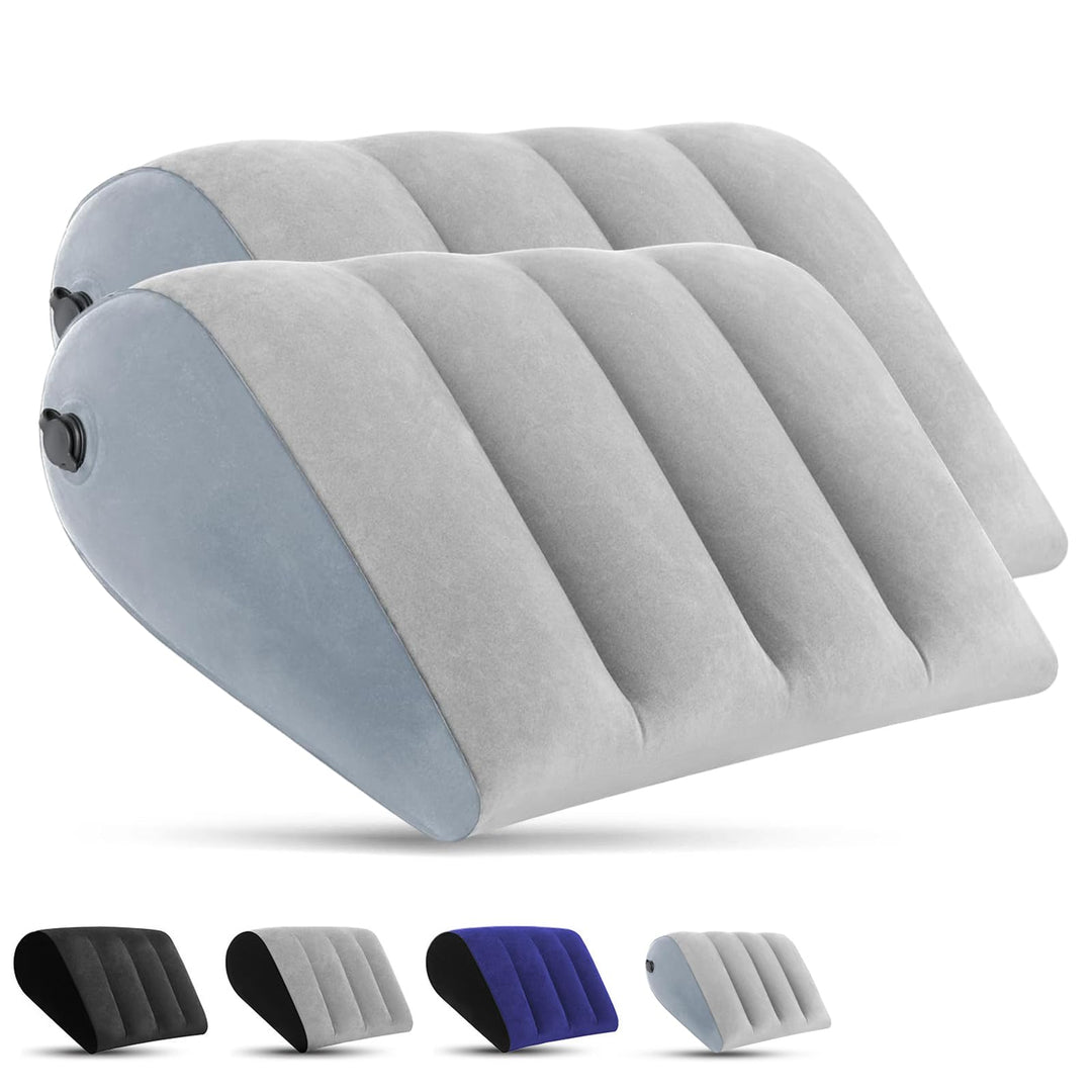2Pack Aufblasbares Keilkissen für Sleepling - Reflux Kissen Anti-Schnarchen, Säurereflux und GERD. P