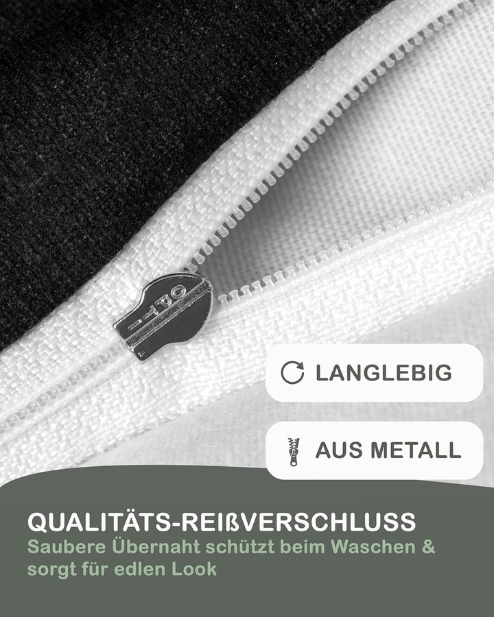 Biber Bettwäsche Set 2tlg 135 x 200cm - Winterbettwäsche Blumen Ranken-Motiv in Türkis Weiss - Fein-