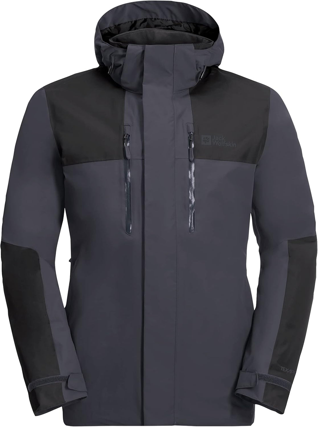 Jack Wolfskin Herren Jasper Flex Men Wetterschutzjacke L ebony, L ebony