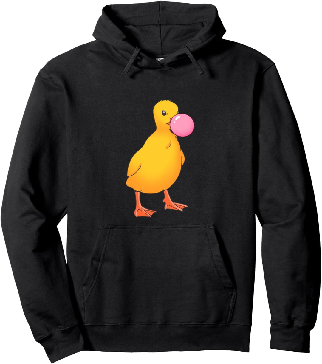 Süsse Ente und Bubblegum-Geschenk Badezeit Ente Pullover Hoodie