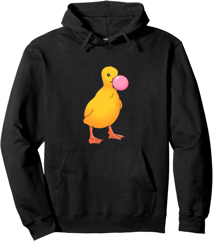 Süsse Ente und Bubblegum-Geschenk Badezeit Ente Pullover Hoodie