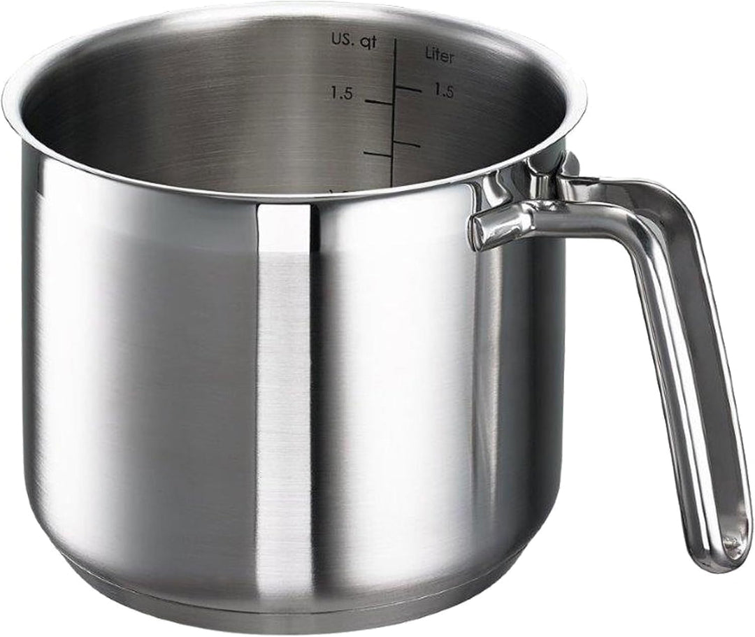 Schulte-Ufer Mini Little Lilly, Milch Topf, Edelstahl 18/10, Ø 14 cm, 1.9 L, 64038-14 Milchtöpfe, Si