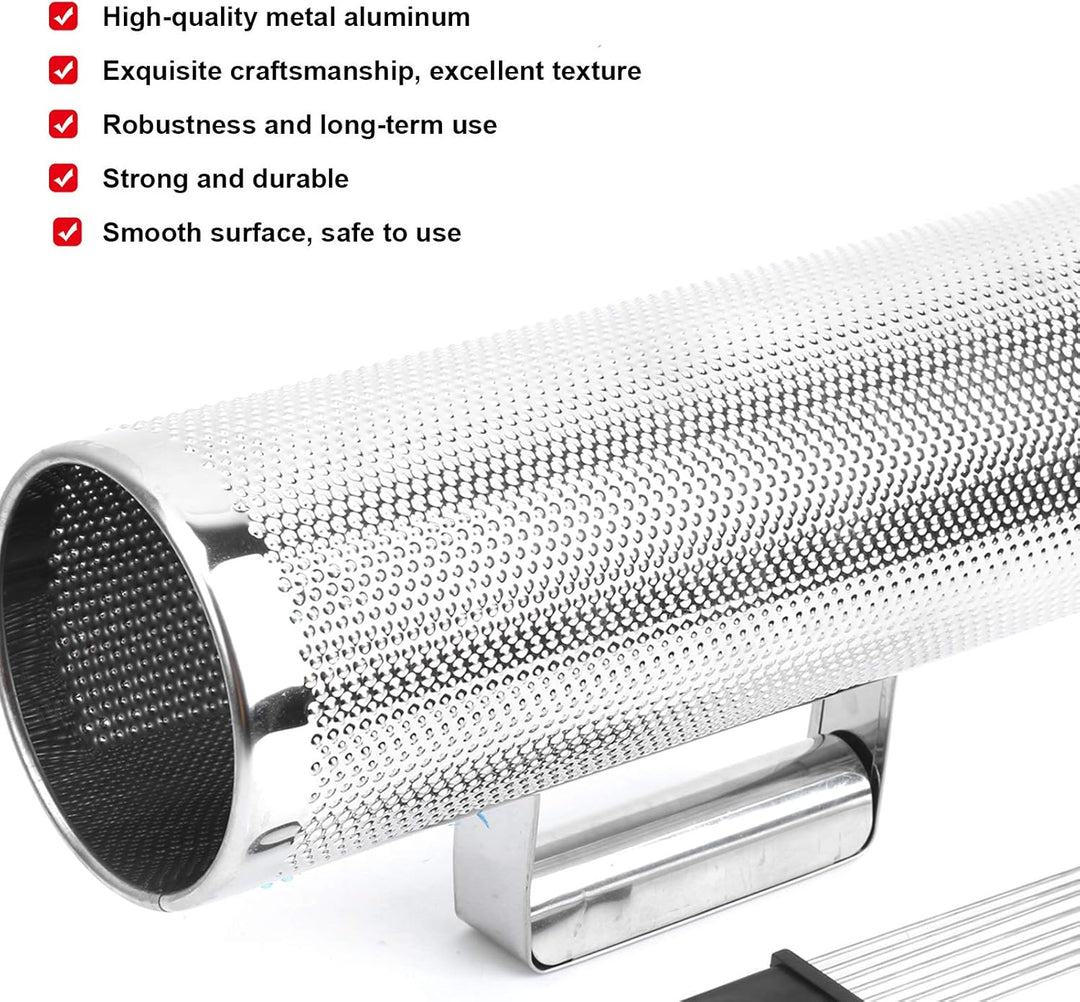 Metal Guiro Shaker mit Scraper Music Teaching Aids Percussion Instrument