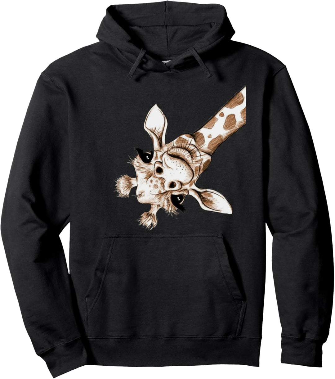 Love Giraffes Women Shirt Giraffe Lovers Gift for kids girls Pullover Hoodie