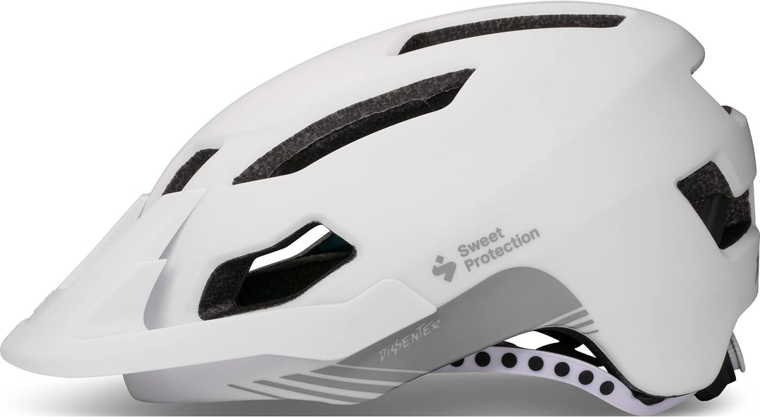 Sweet Protection Dissenter Fahrradhelm Mountainbike-Helm Matte White S, Matte White S