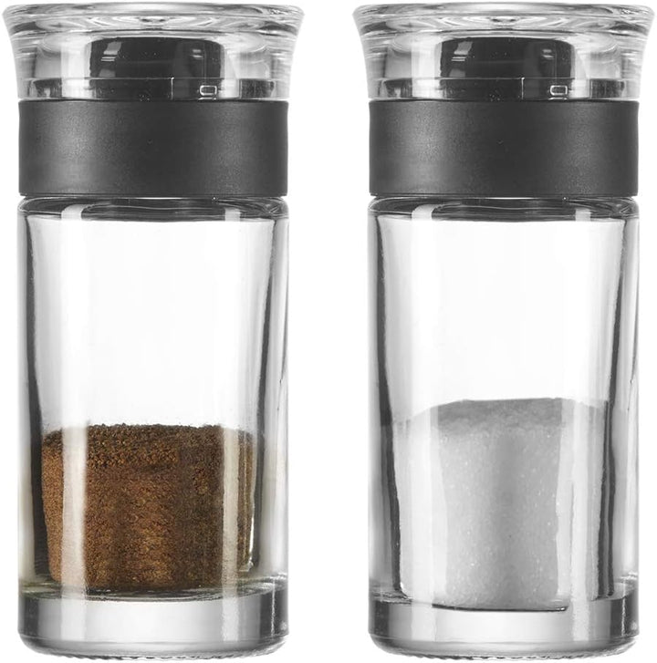 LEONARDO HOME Set 4tlg. Salz- und Pfefferstreuer mit Essig- und Ölflasche Cucina 4er Set Salz Pfeffe